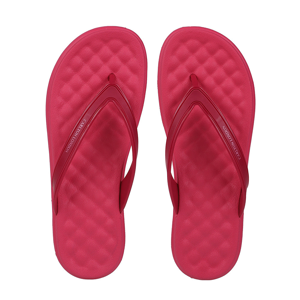 Women Comfort Textured Sole Thong Slippers