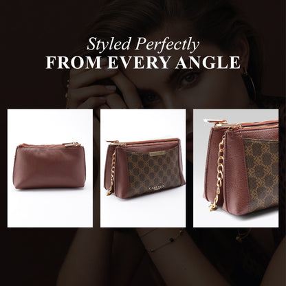 Carlton London Women Handbag - CLLP-1040 Dark Brown