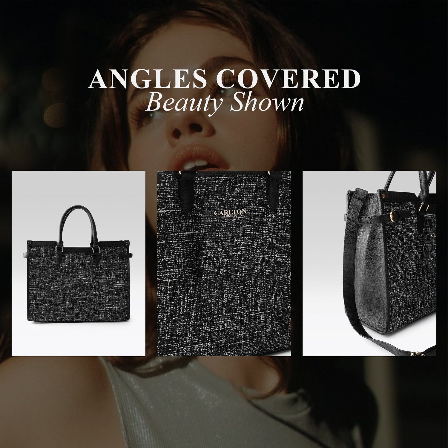 Carlton London Women Handbag - CLLP-1042 BLACK