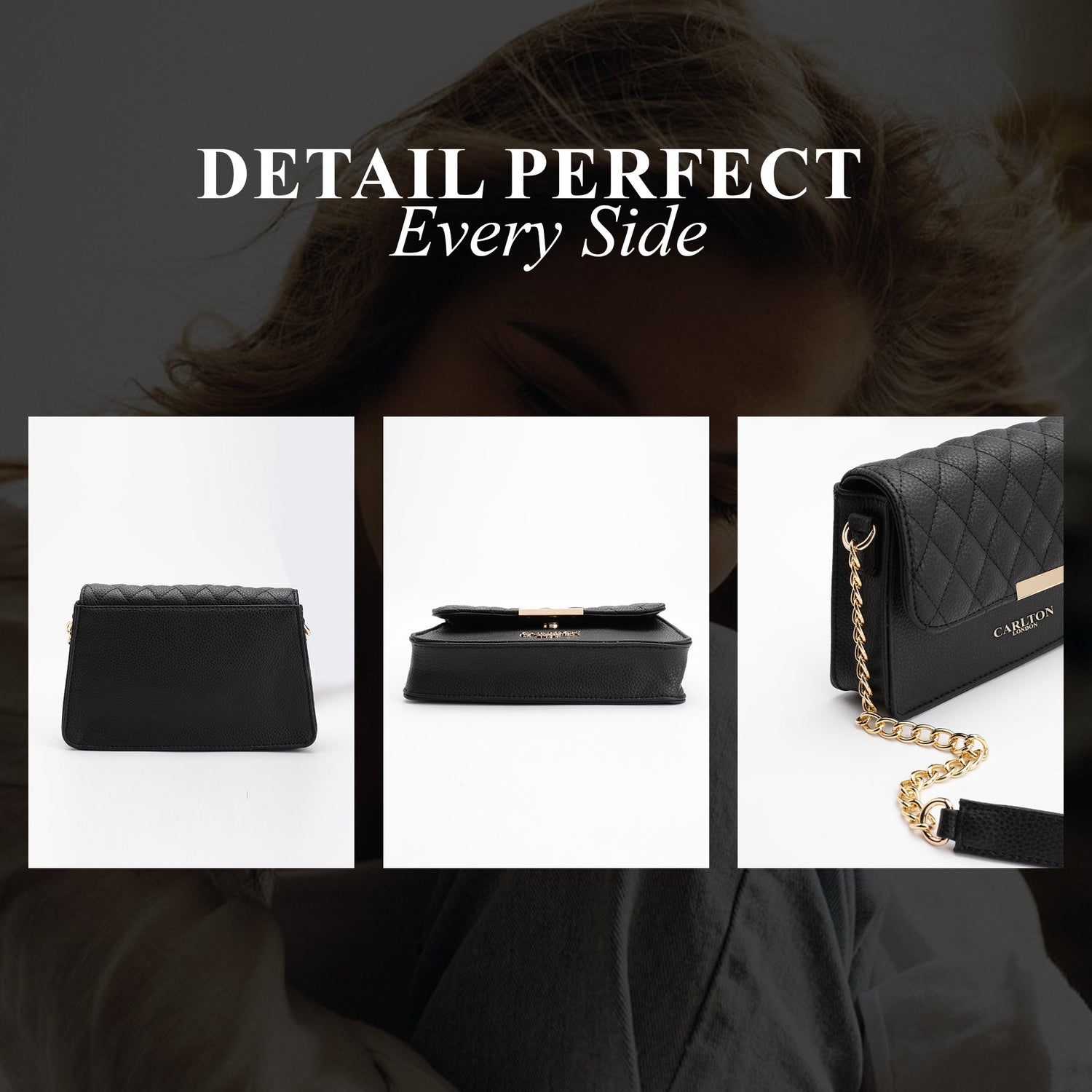 Carlton London Women Handbag - CLLP-1002 BLACK