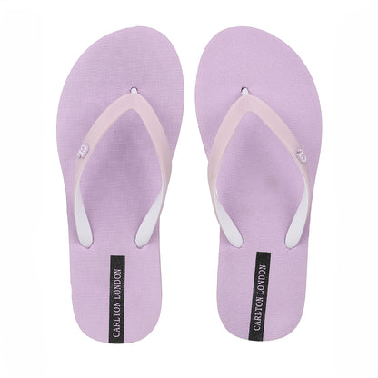 Women Striped Strap Thong Sandals