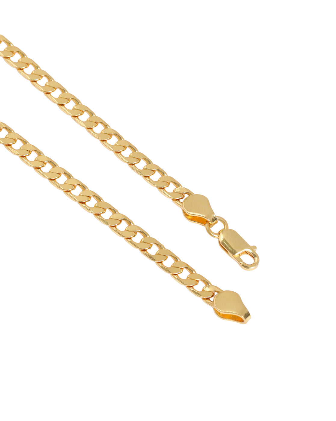 18KT Gold Plated Classic Curb Link Chain for Men