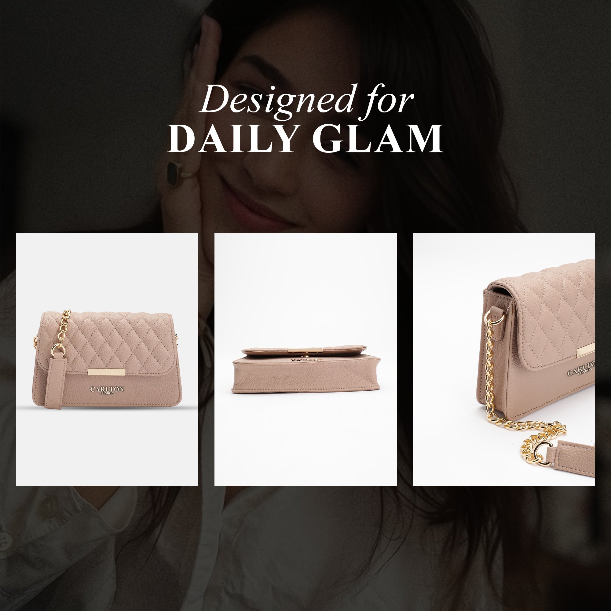 Carlton London Women Handbag - CLLP-1002 NUDE