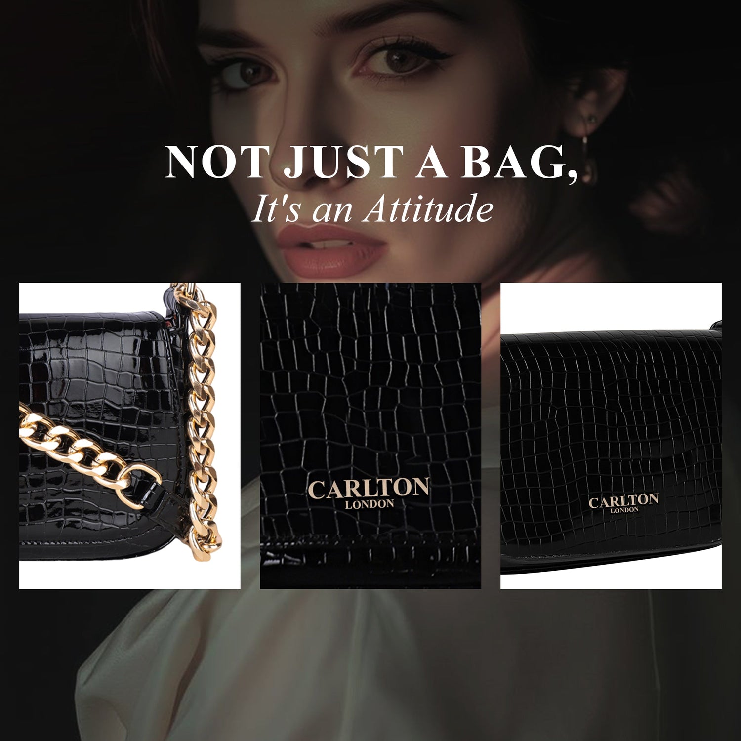 Carlton London Women Handbag - CLLP-911 BLACK