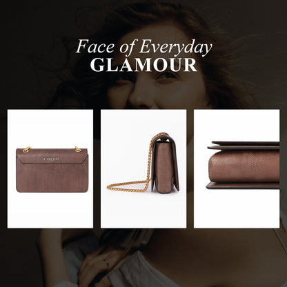 Carlton London Women Handbag - CLLP-914 DK.BROWN