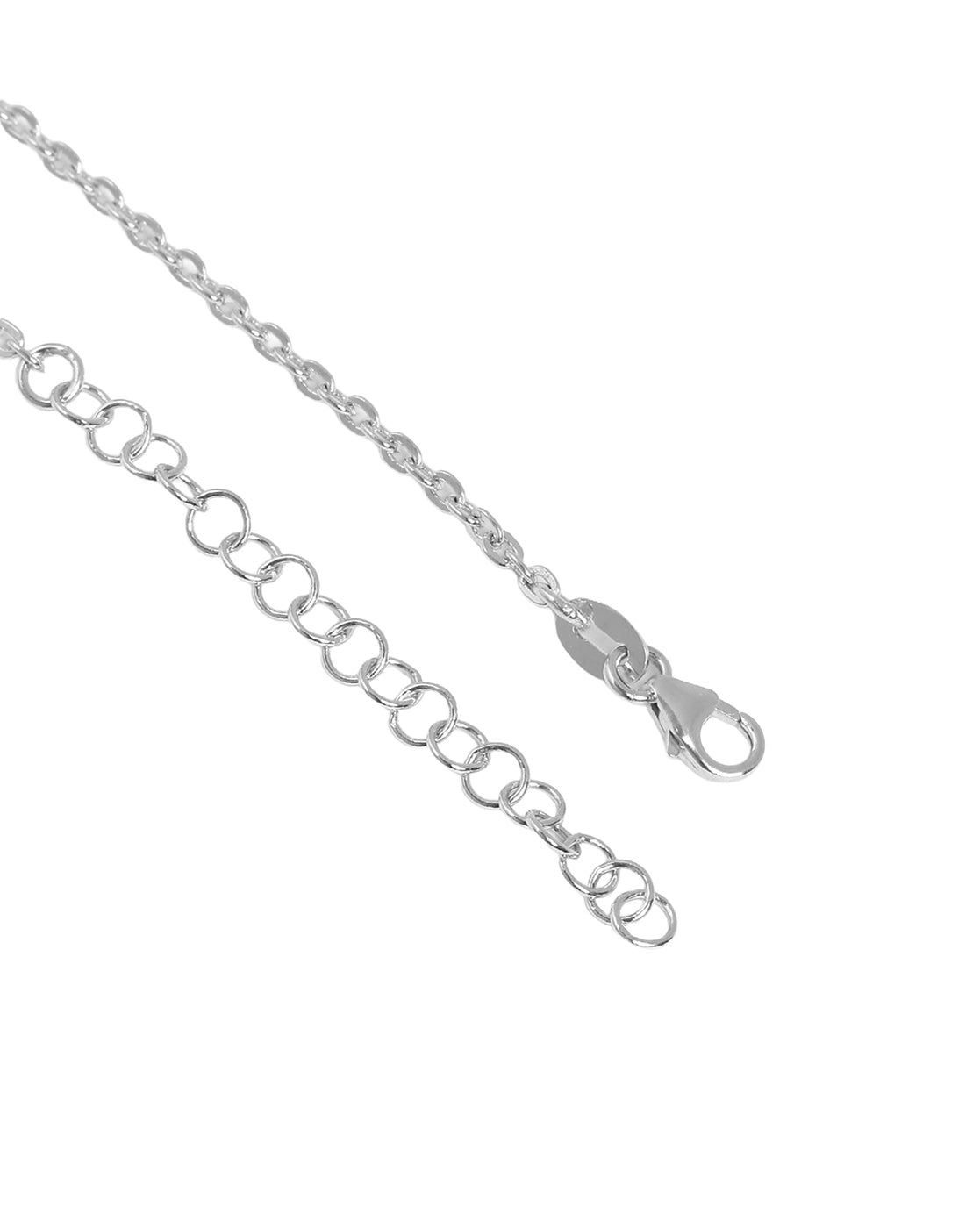Rhodium Plated Classic Mariners Anchor Pendant for Men