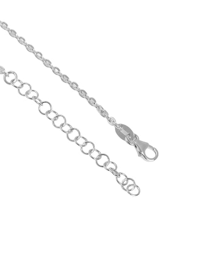 Rhodium Plated Classic Mariners Anchor Pendant for Men