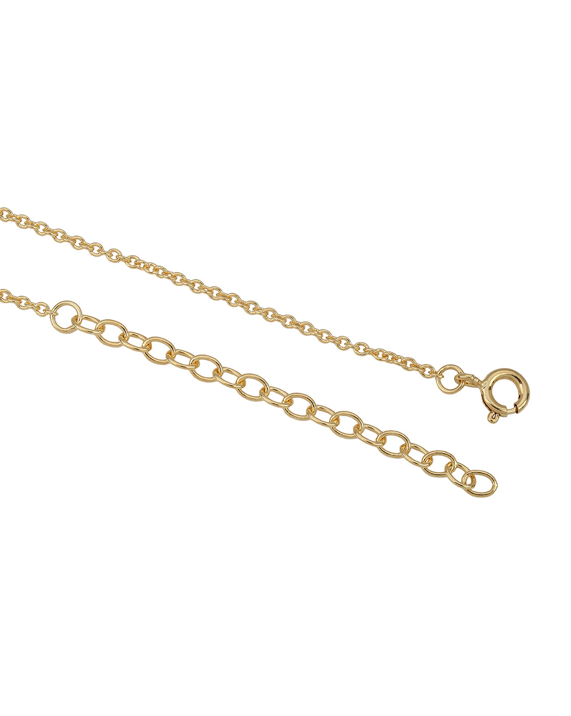 18kt Gold Plated CZ Glam Star Burst Pendant with Chain