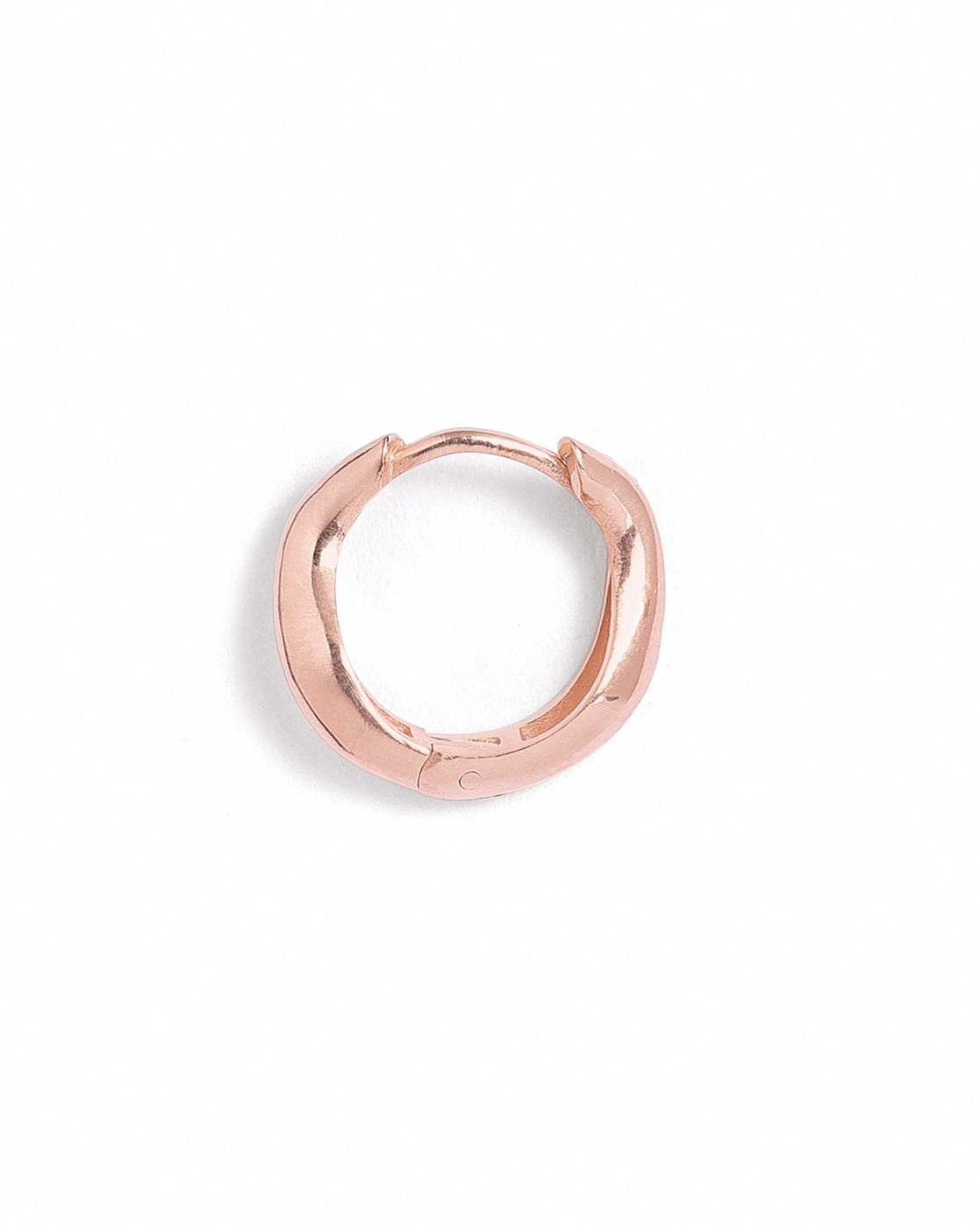 18kt Rose Gold Plated Bold Hoop Earring