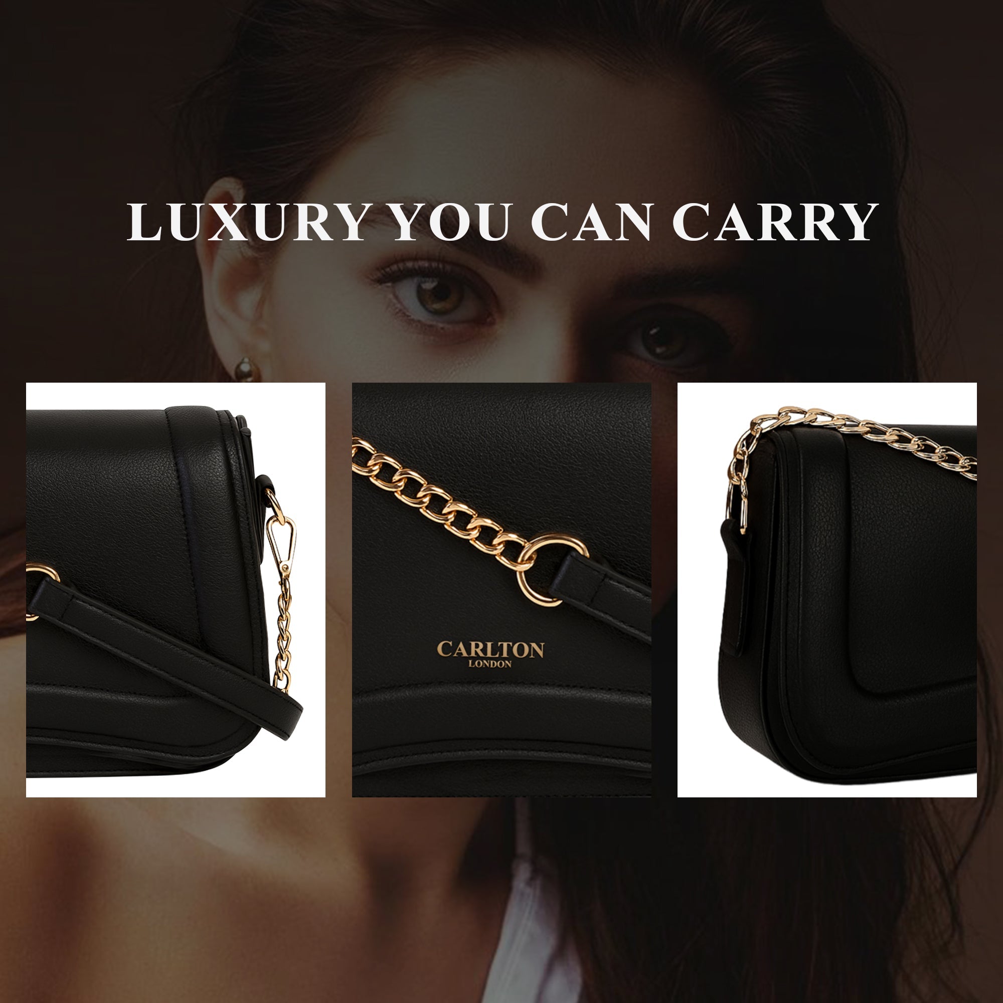 Carlton London Women Handbag - CLLP-959 BLACK