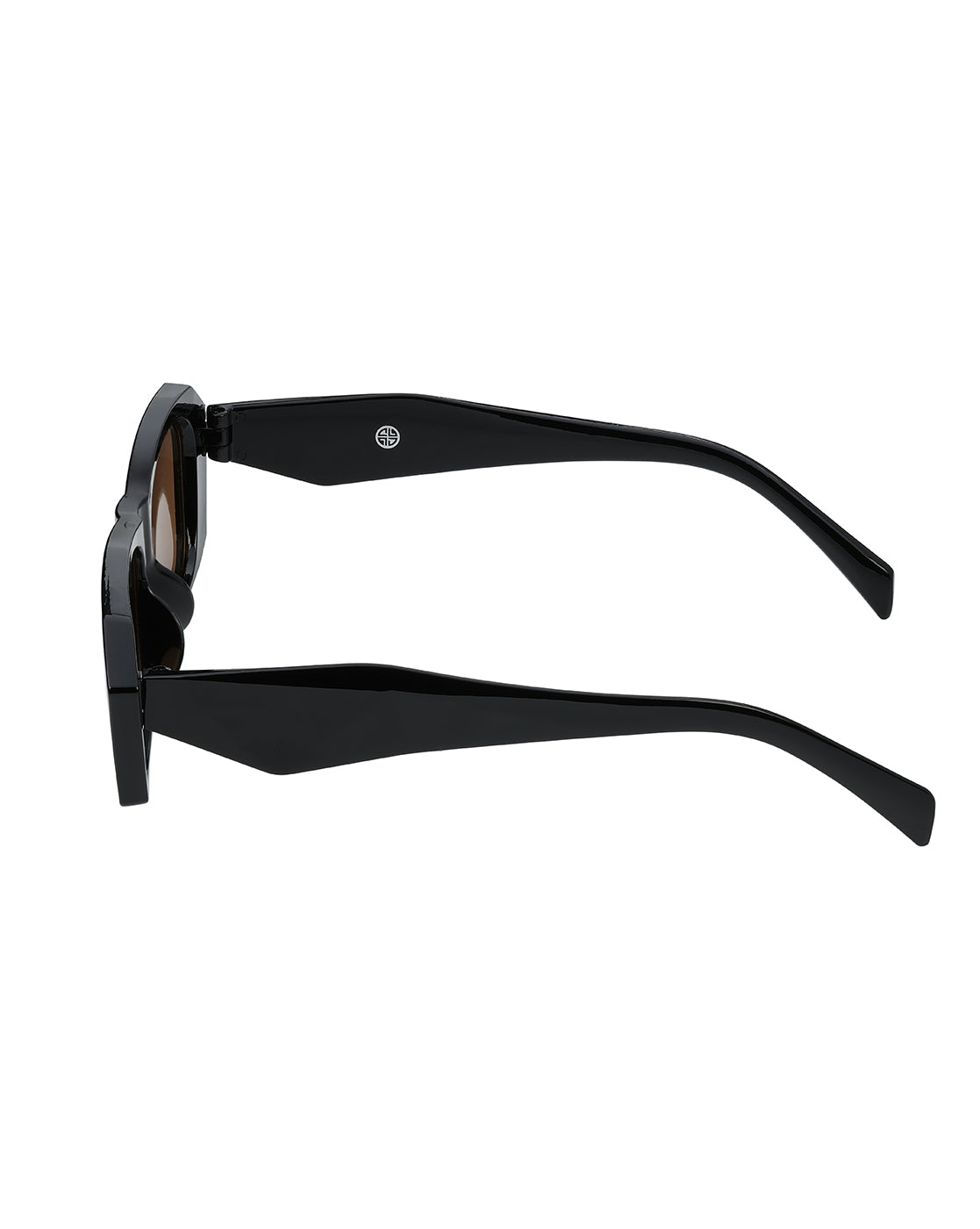 Women Black Toned UV Protected Brown Lens Wayfarer Sunglasses