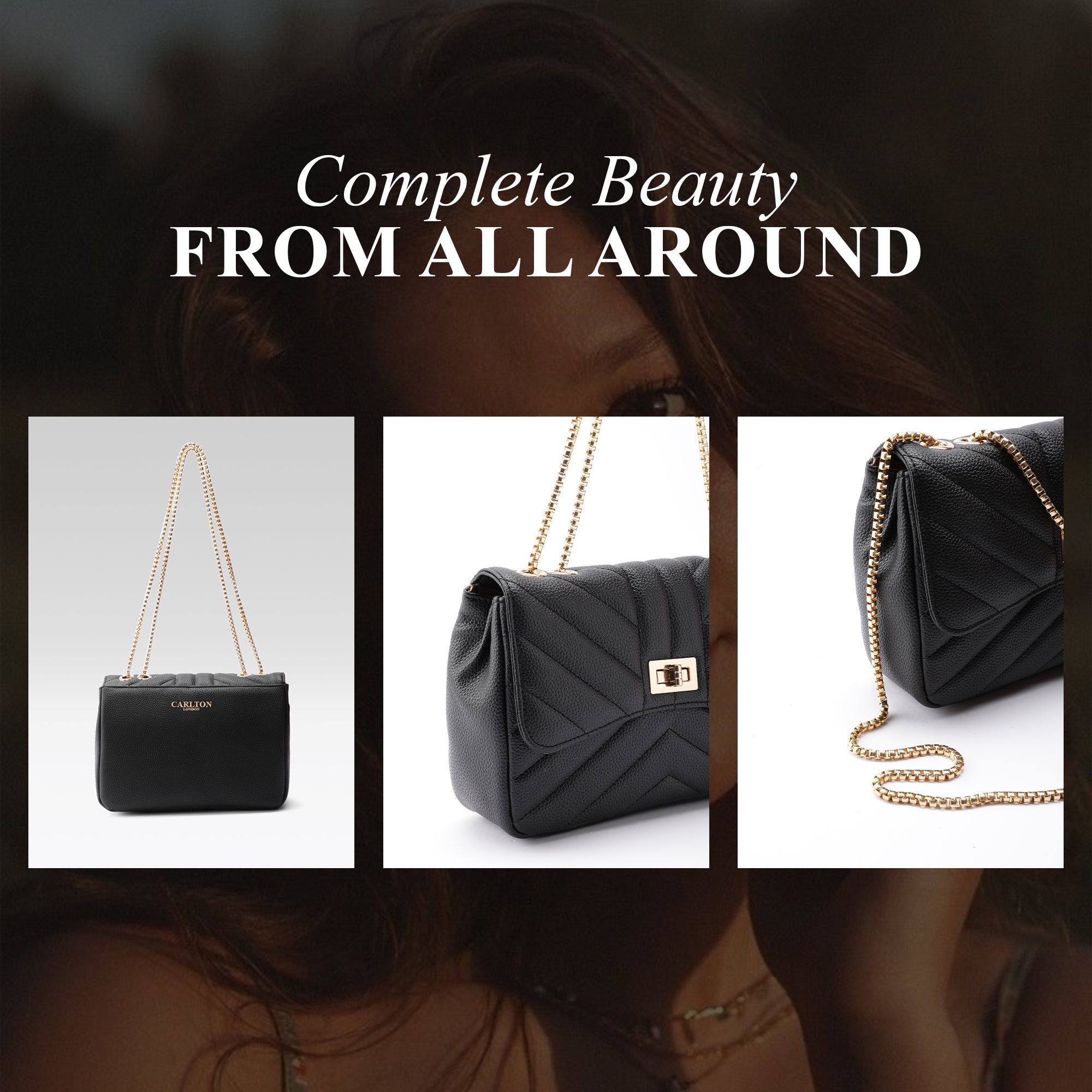 Carlton London Women Handbag - CLLP-992 BLACK