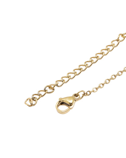 18Kt Gold Plated Pearl and Heart Layered Necklace