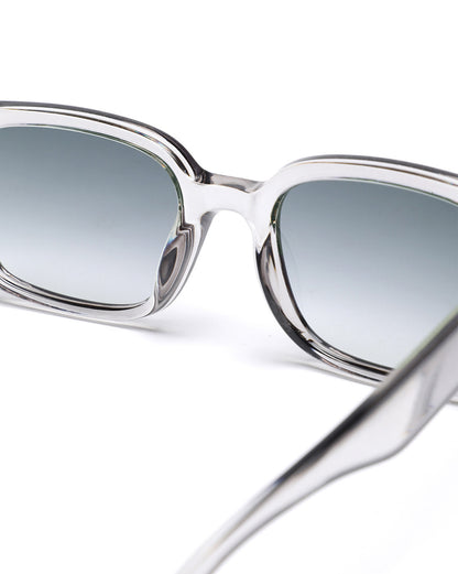 Unisex Grey Toned Grey UV Protected Lens Square Sunglasses
