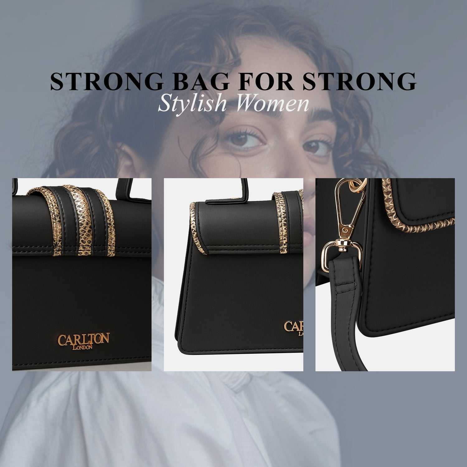 Carlton London Women Handbag - CLLP-984 BLACK