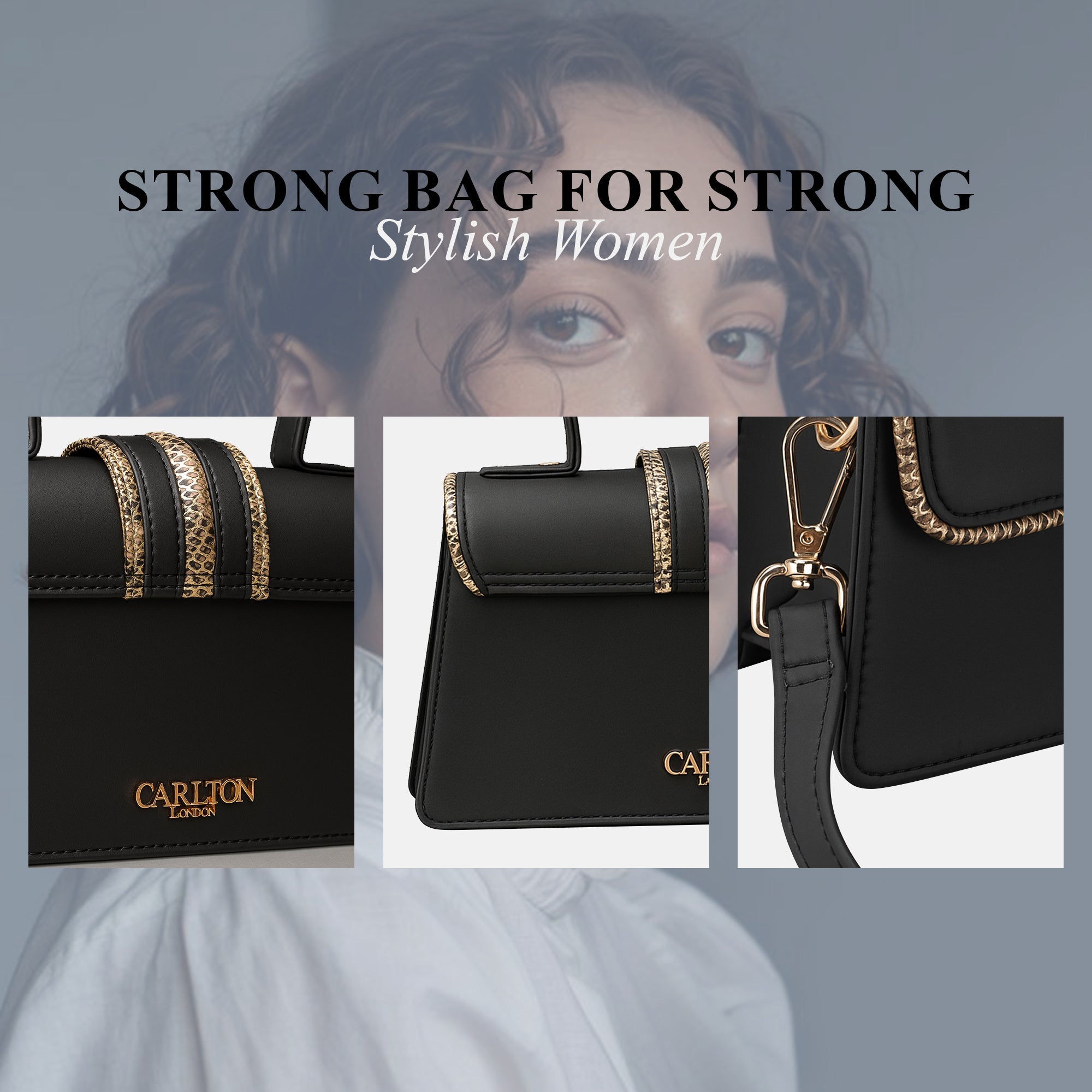 Carlton London Women Handbag - CLLP-984 BLACK