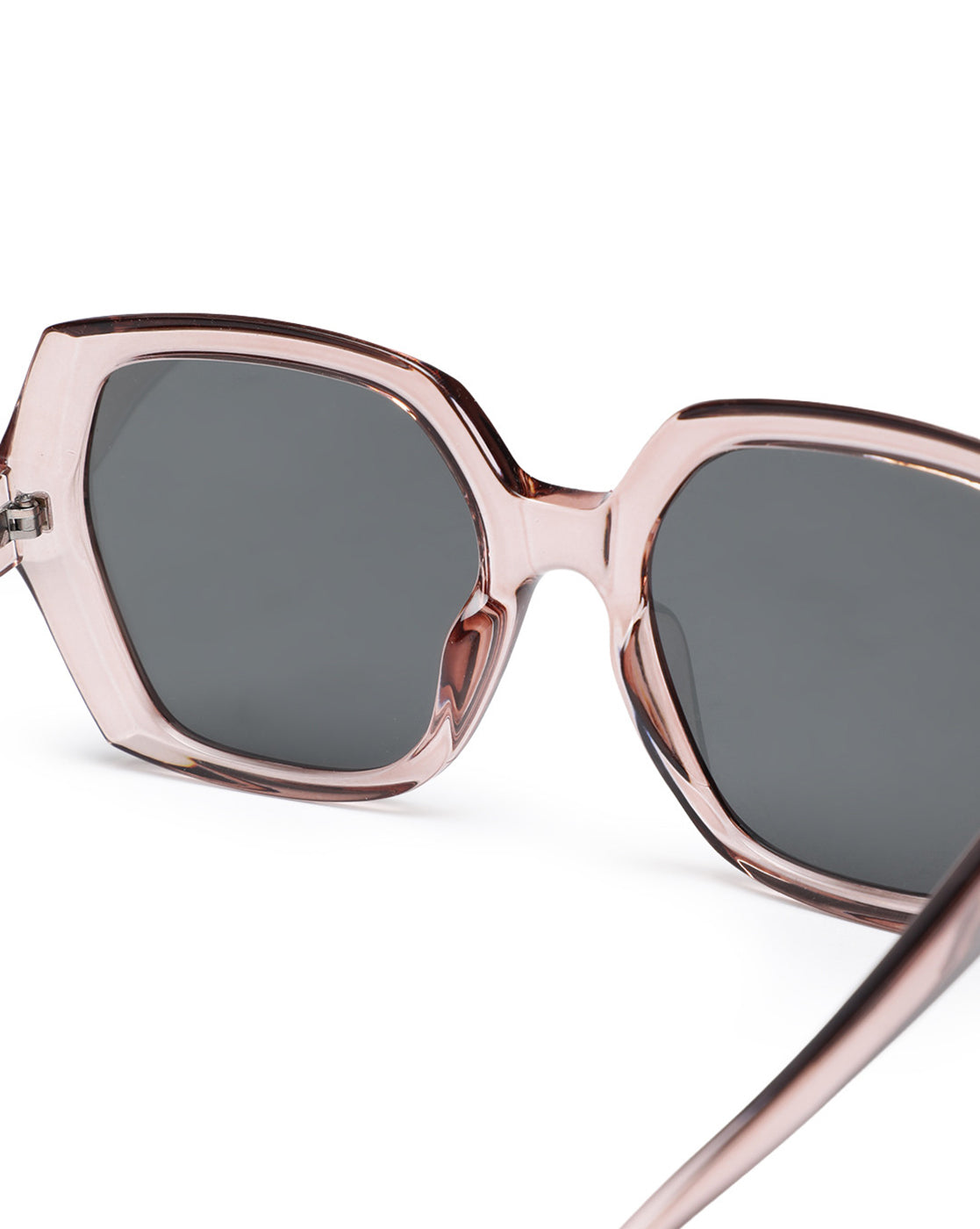 Women Brown Toned Black UV Protected Lens Oversized Sunglasses