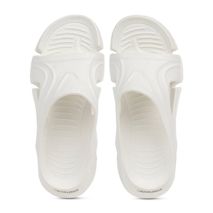 Men Sculpted Contoured Comfort Slides