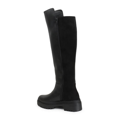 Women Block-Heeled Winter Over-the-Knee Boots