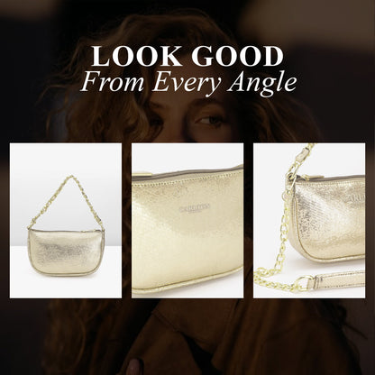 Carlton London Women Handbag - CLLP-906 GOLD