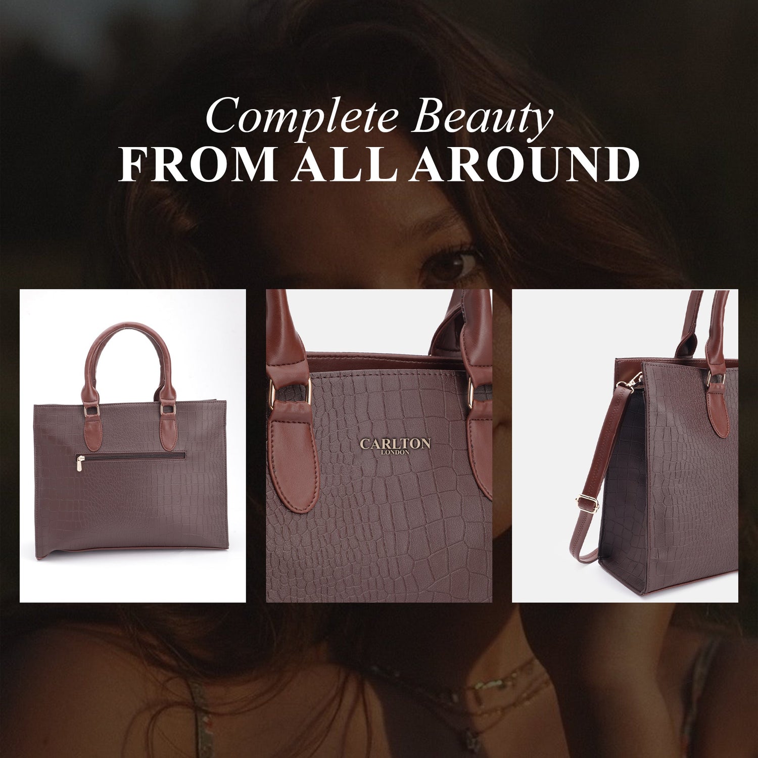 Carlton London Women Handbag - CLLP-828 BROWN