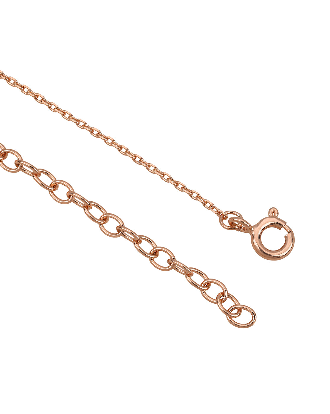 18kt Rose Gold Plated MOP Tree of Life Pendant and Chain