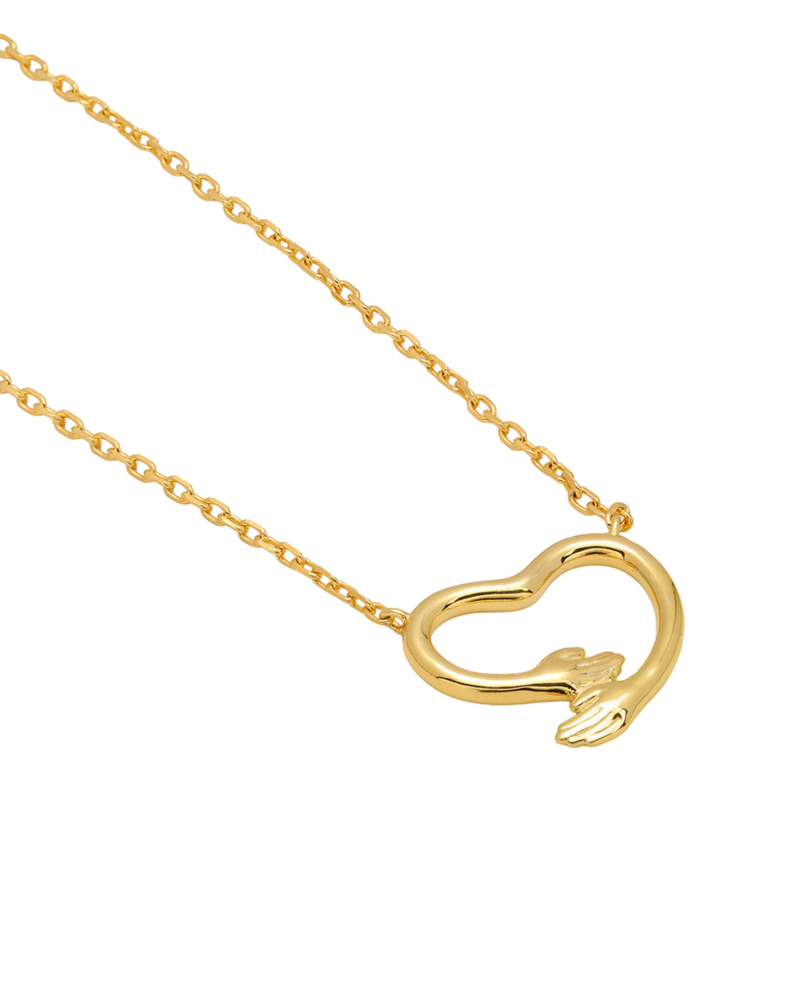 18kt Gold Plated Heart Pendant and Chain