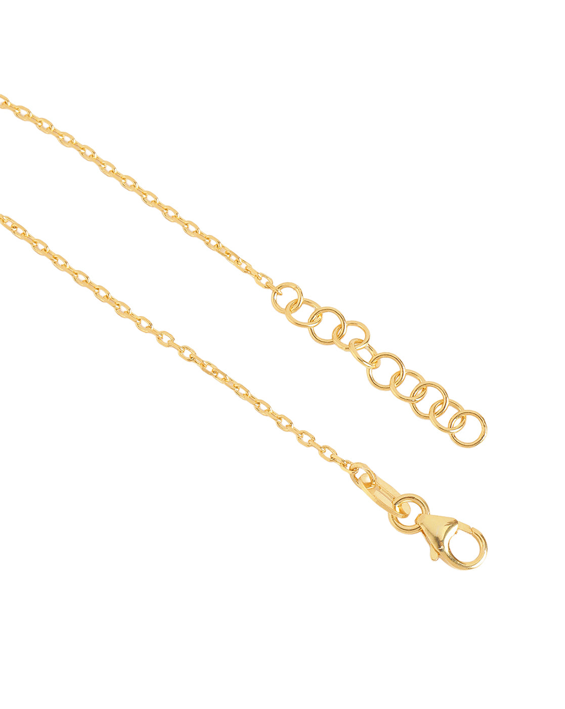 18kt Gold Plated CZ Studded Tree of Life Heart Charm Adjustable Bracelet