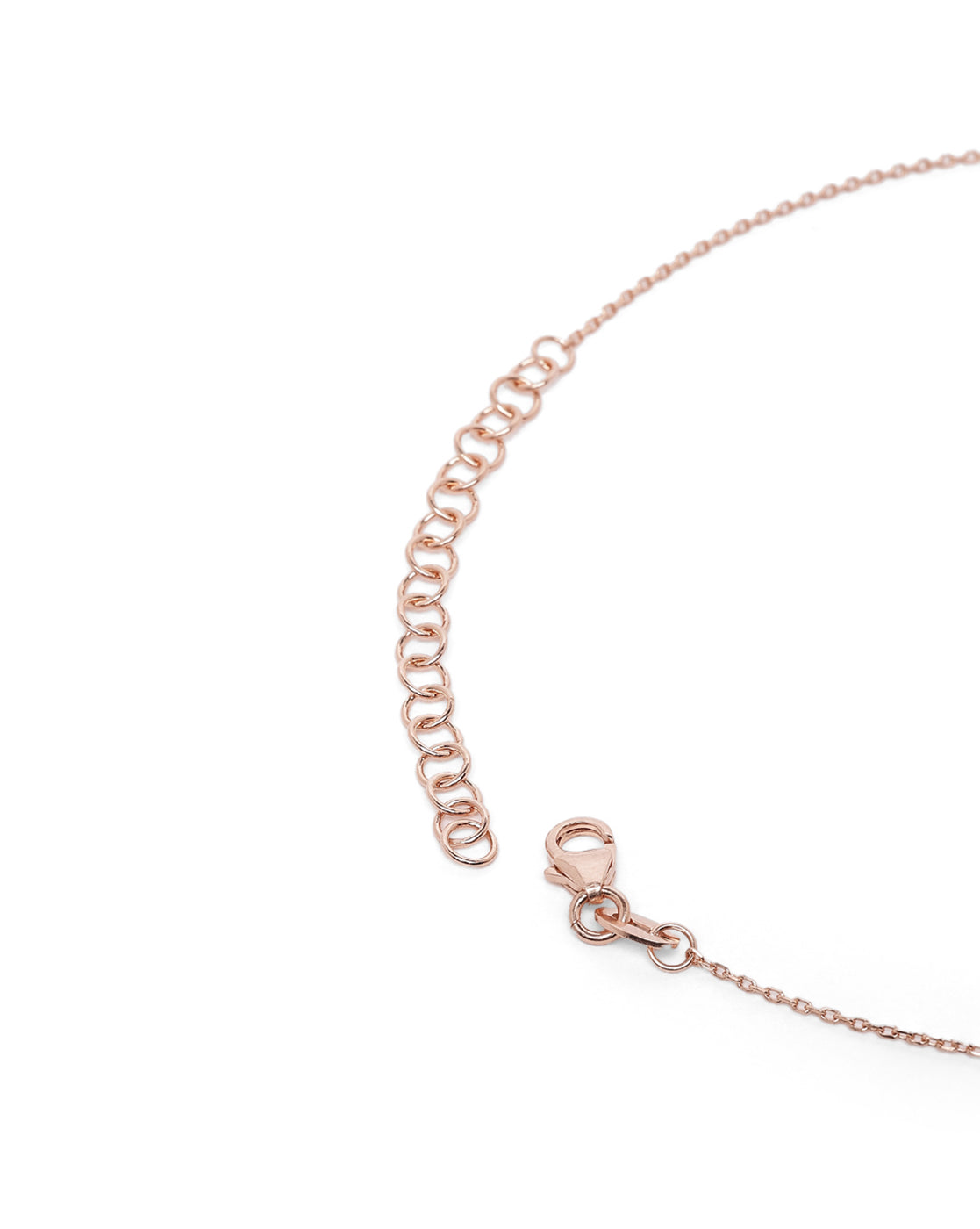 18kt Rose Gold Plated Heart Pendant and Chain