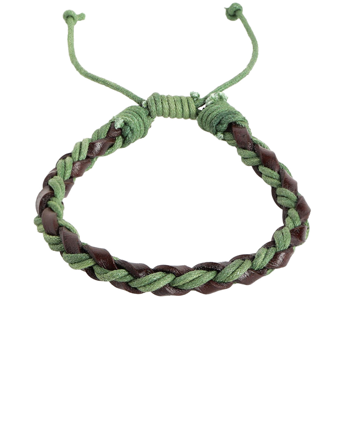 Men Set of 2 Bohemian Multistrand Faux Leather Bracelet