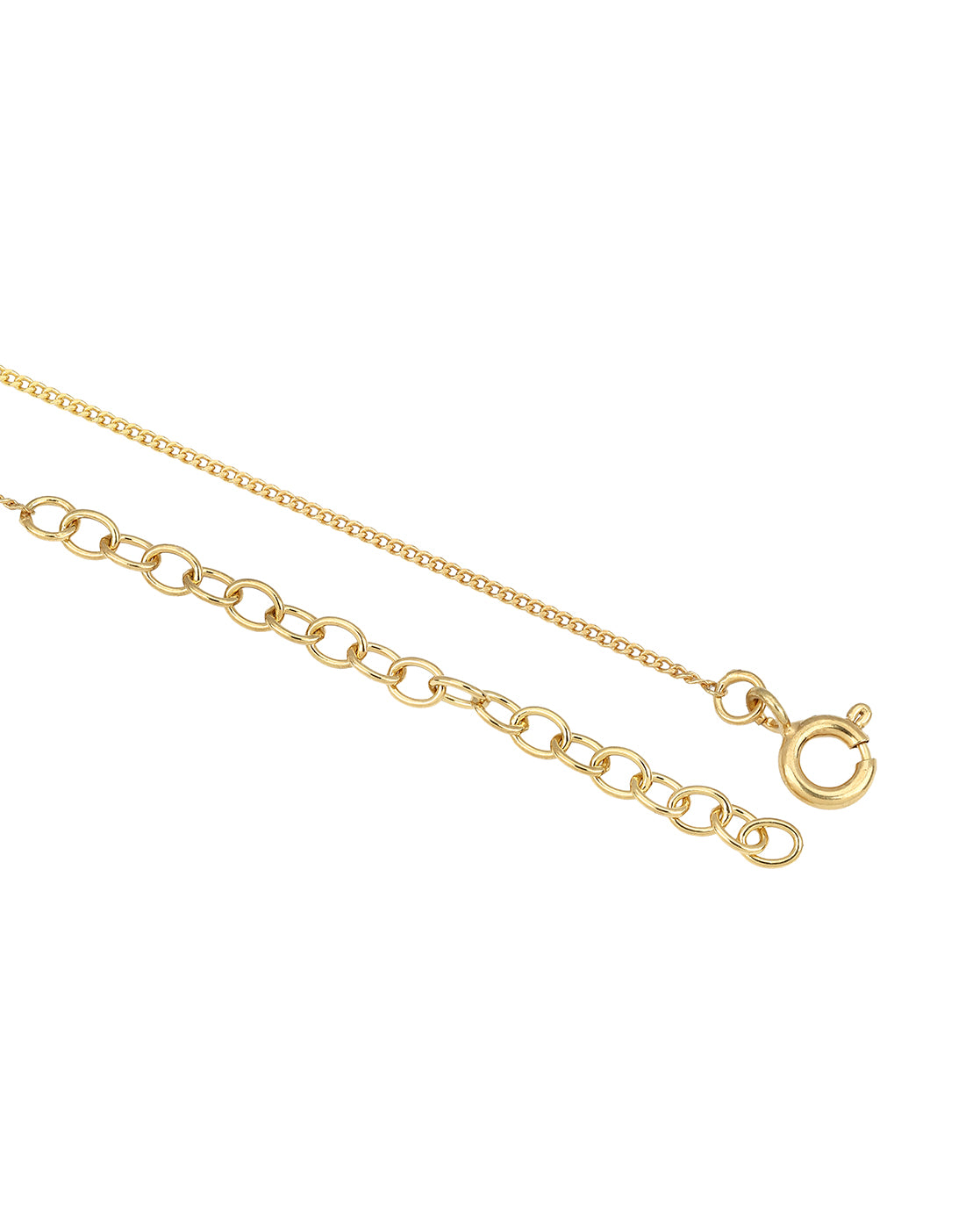 18Kt Gold Plated CZ 3D Balloon Letter A Pendant and Chain