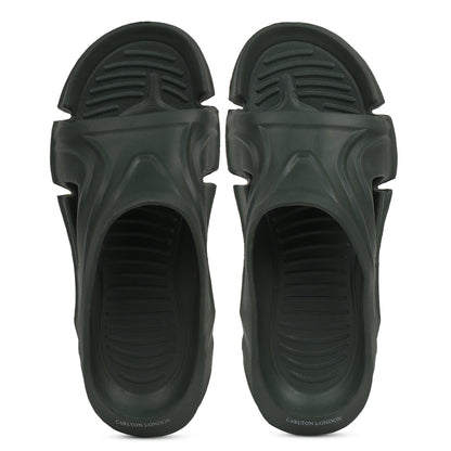 Men Sculpted Contoured Comfort Slides