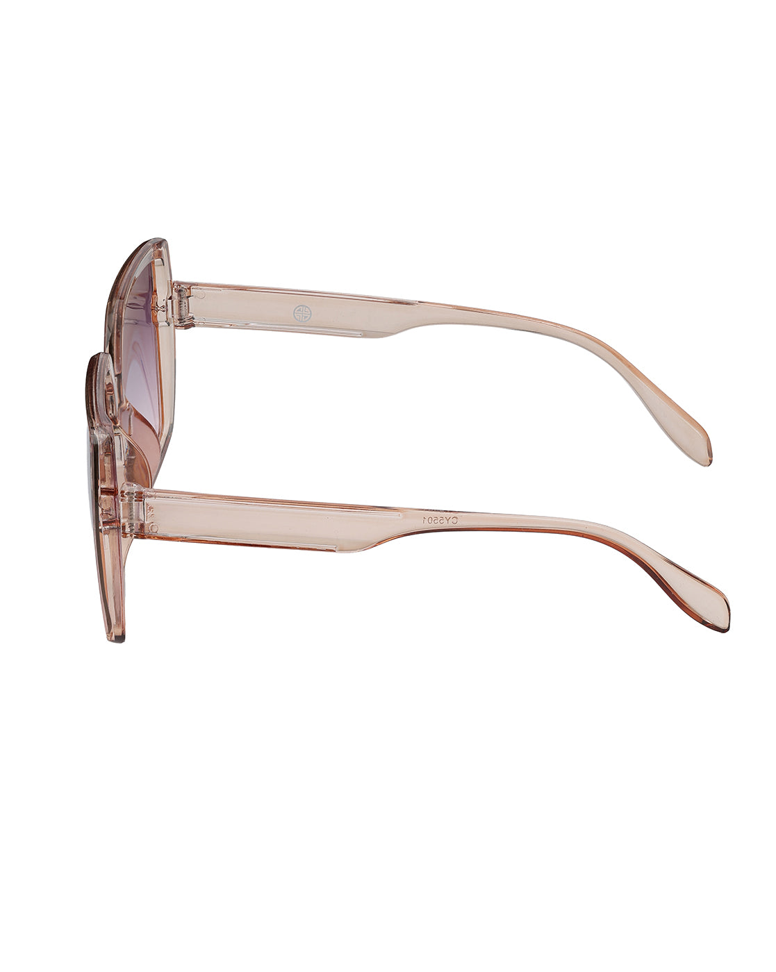Women Nude Toned UV Protected Gradient Lens Oversized Sunglasses