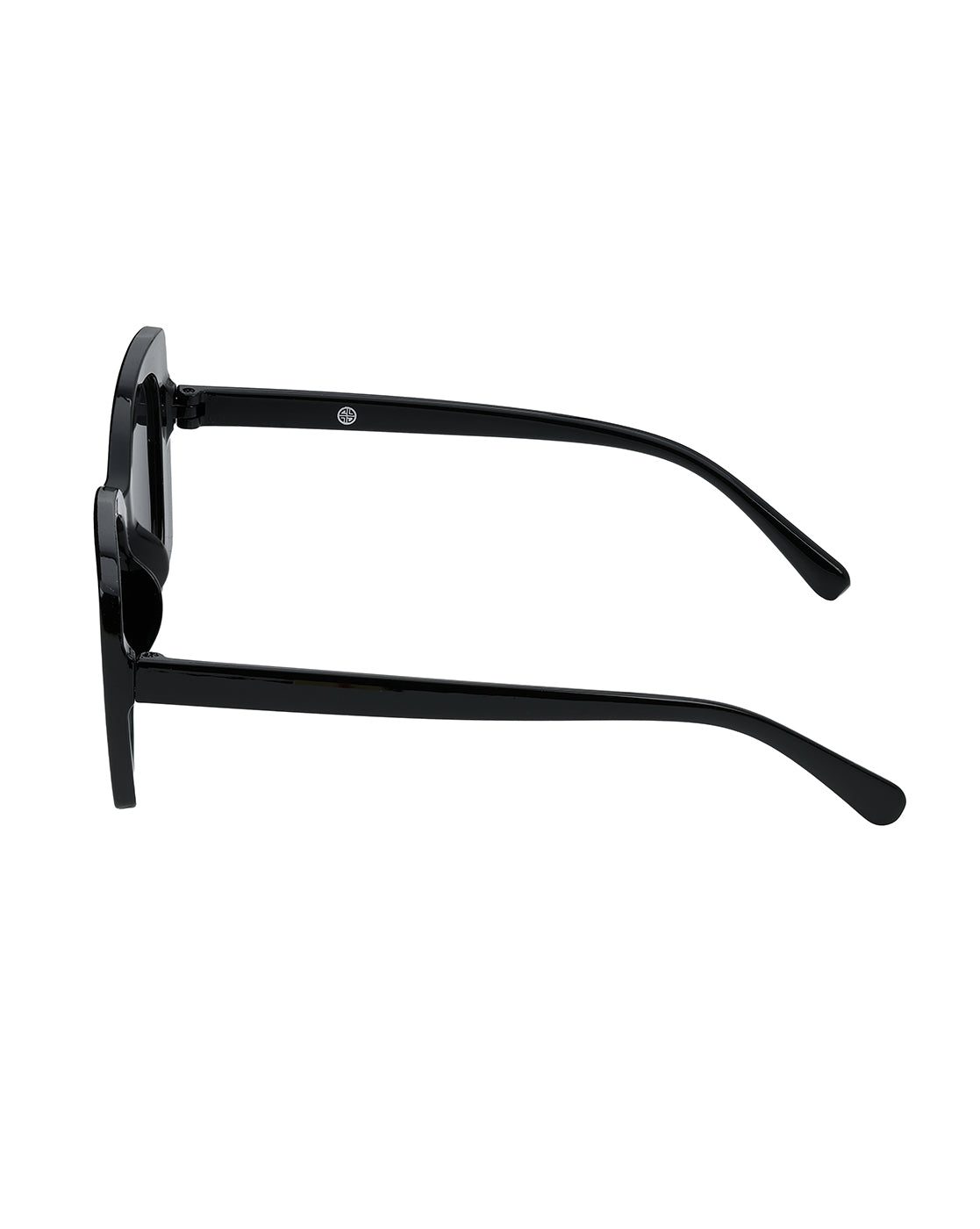 Women Black Toned UV Protected Black Lens Oversized Sunglasses