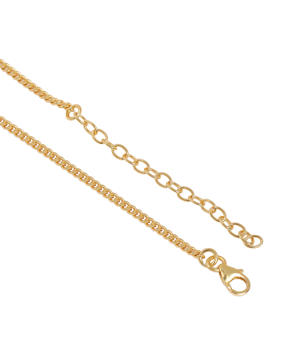 Men 18kt Gold Plated Dog Tag Pendant and Chain