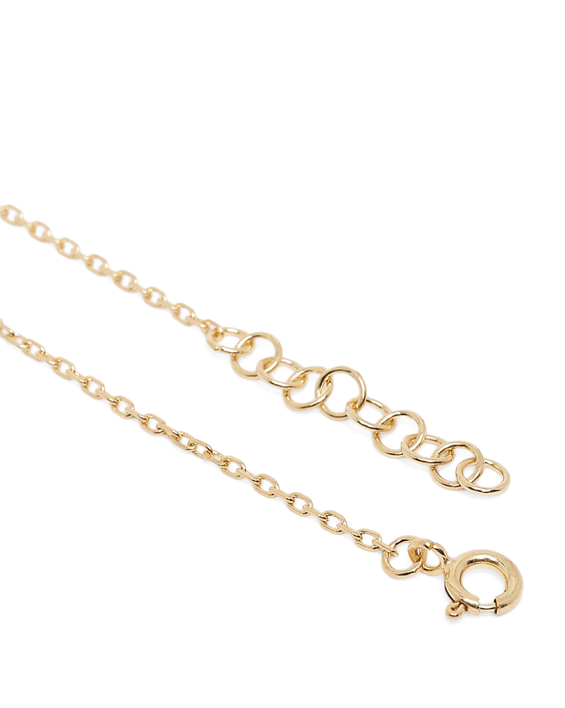 18kt Gold Plated Leaf Charm Anklet