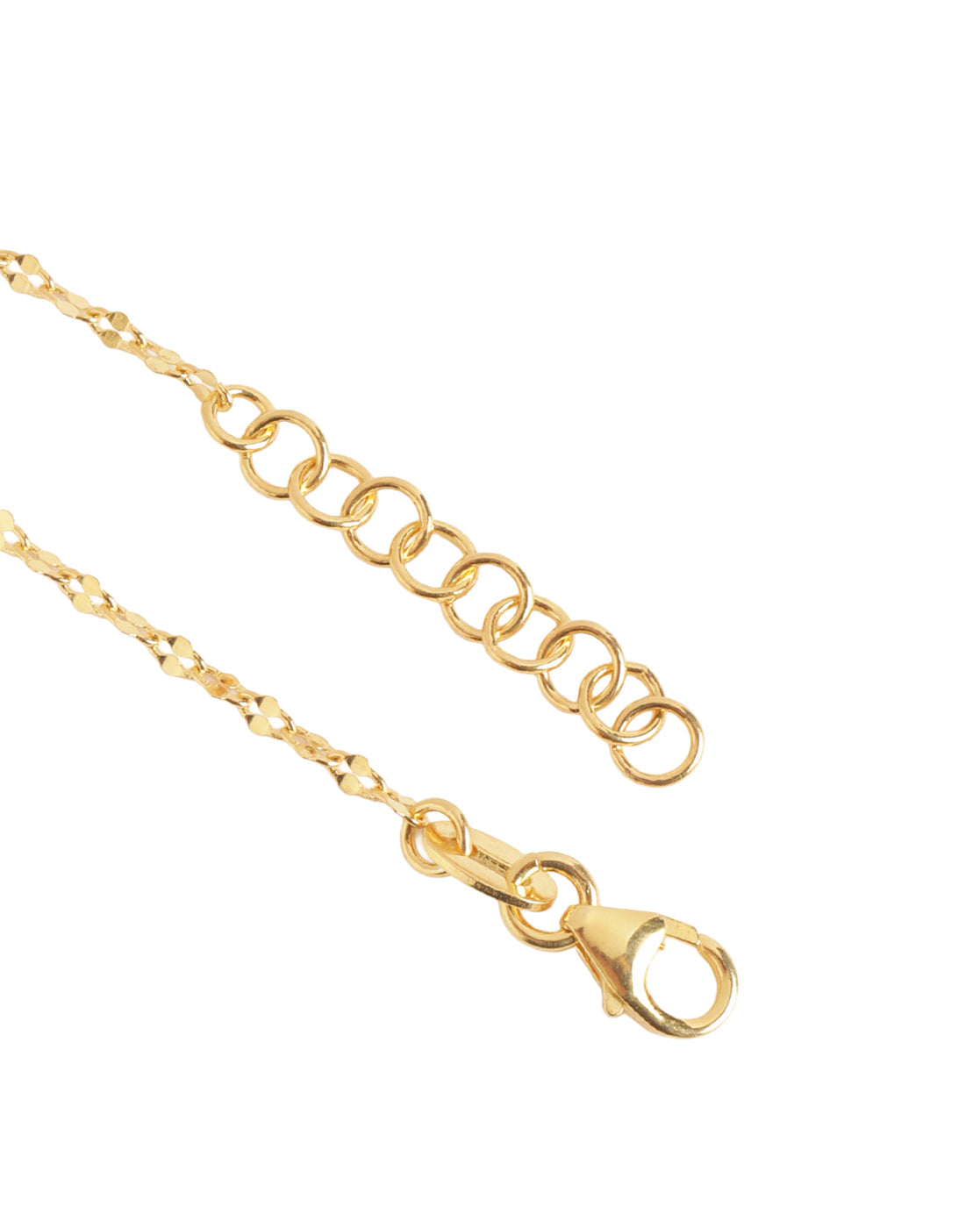 18kt Gold Plated Minimalistic Heart with Fancy Chain Adjustable Charm Bracelet