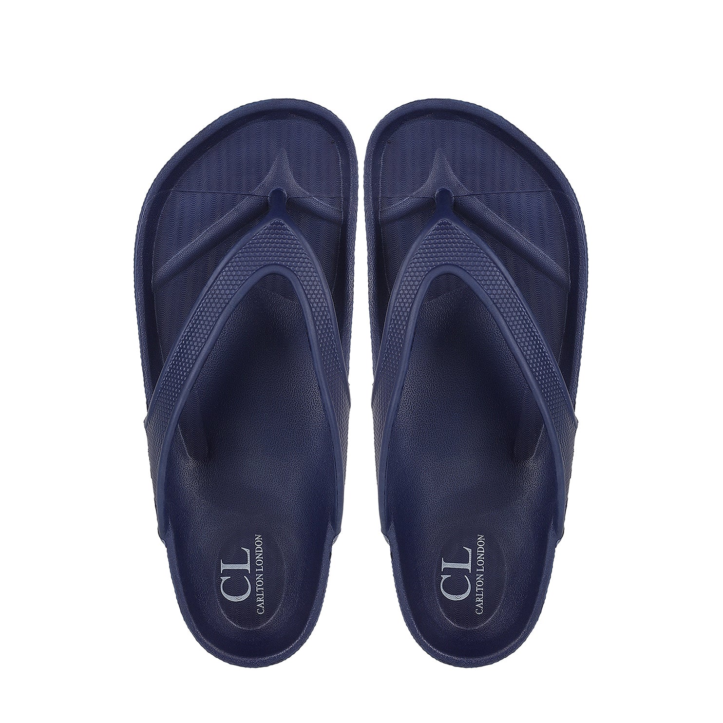 Men Textured Comfort Thong Sandals