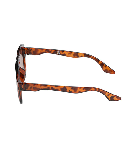 Women Tortoise Shell UV Protected Brown Lens Oversized Sunglasses
