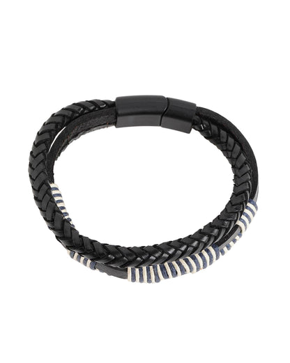 Men Multistrand Bohemian Leather Bracelet