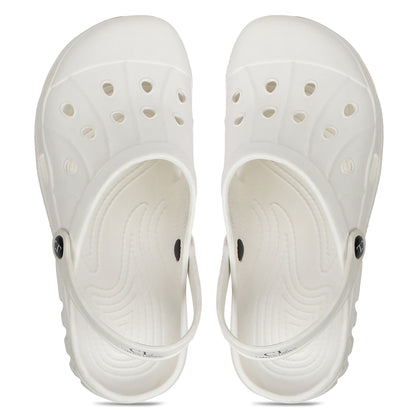 Men Perforated Slip On Clogs with Back Strap