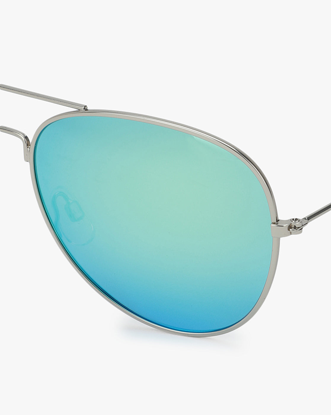 Carlton London Unisex Mirrored Polarised Aviator Sunglasses