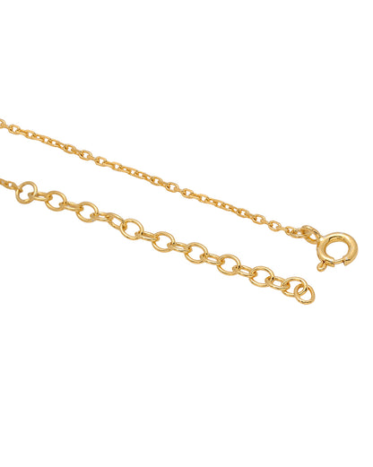 18kt Gold Plated Heart Pendant and Chain