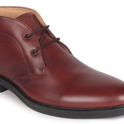 Formal Lace-Up Ankle Boot for Men