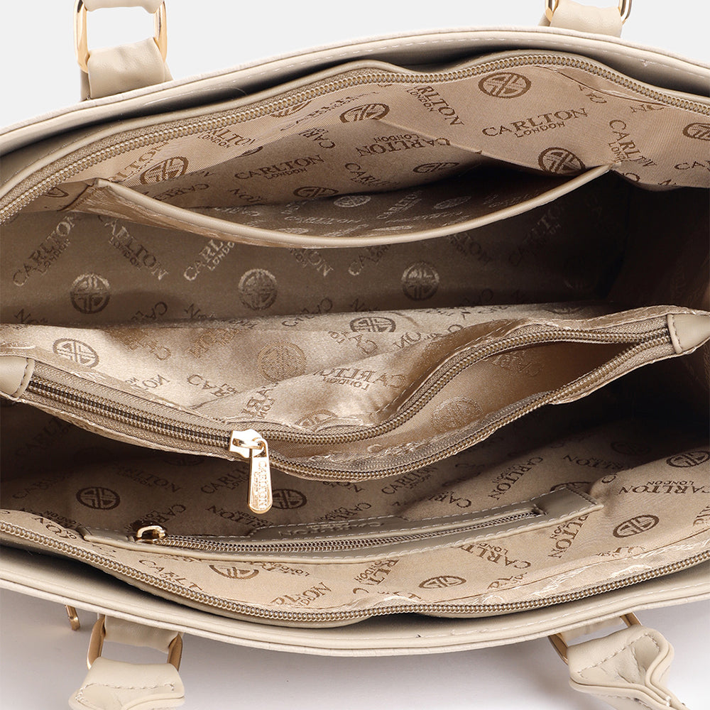 Carlton London Women Handbag - CLLP-828 Cream