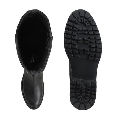 Women Block-Heeled Winter Over-the-Knee Boots