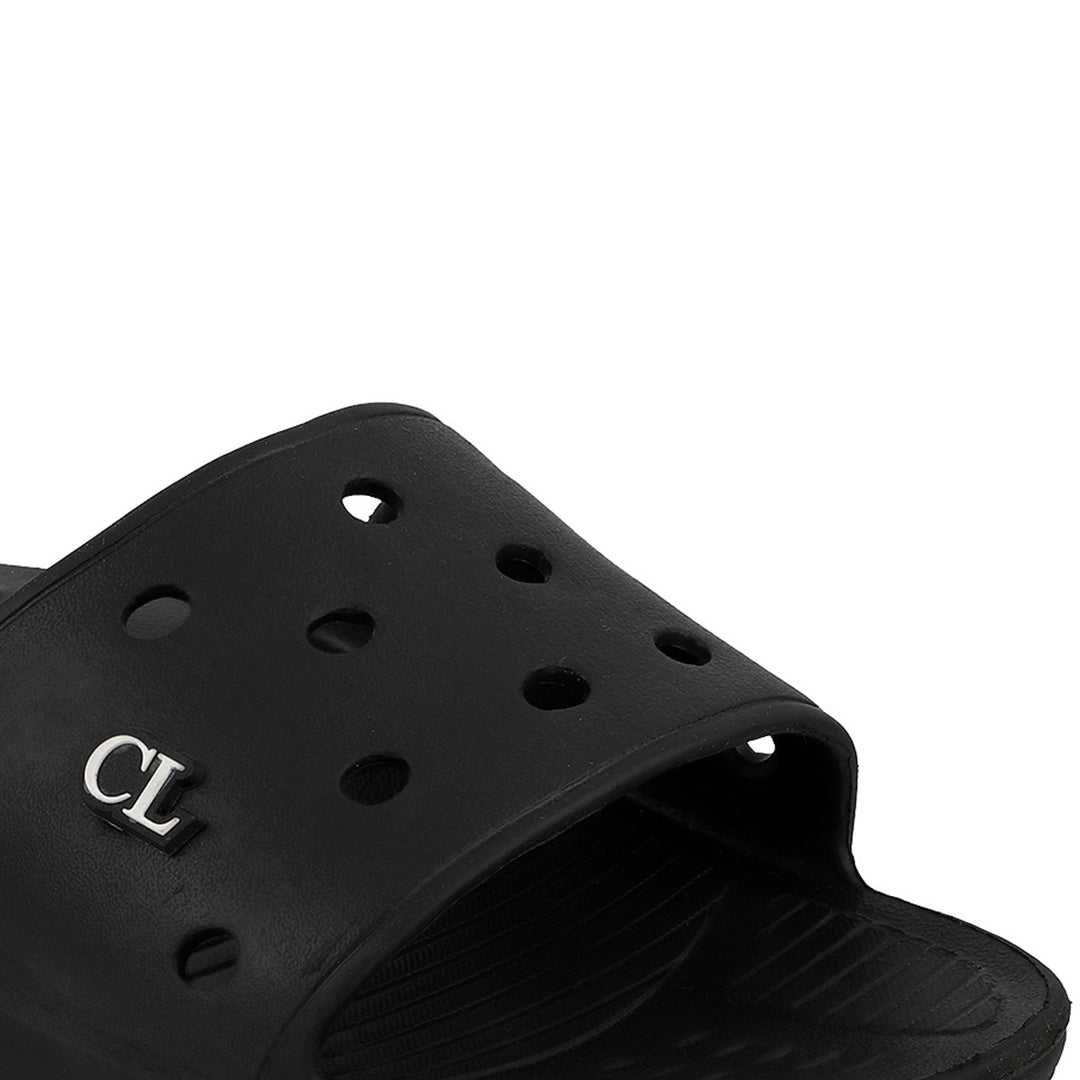 Men Perforated Comfort Solid Slider