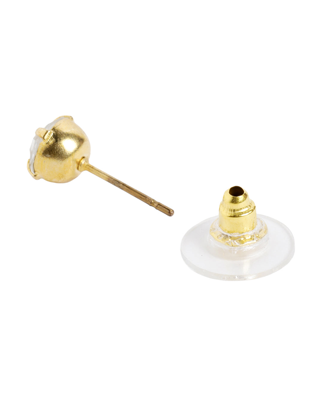 Multipack Set of 9 Gold Plated CZ and Pearl Heart Circular Stud and Hoop Earring