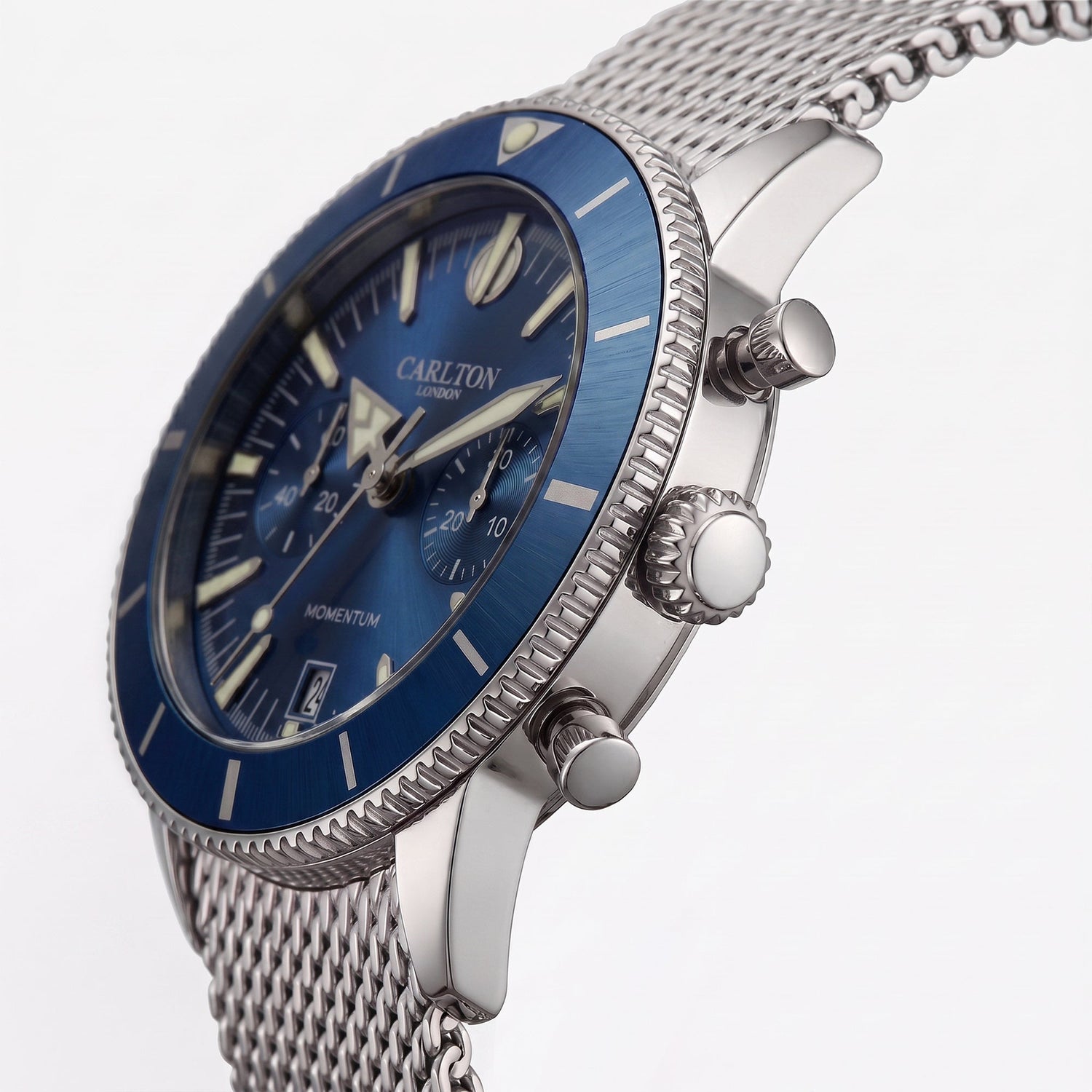 Carlton London Men Momentum Blue Analog Watch - CL-MT-BLU