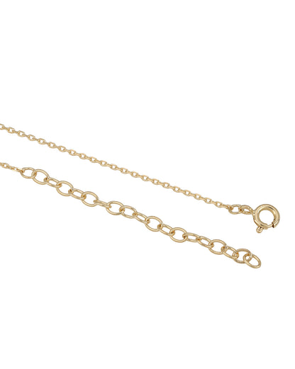 18kt Gold Plated Teardrop Necklace and Earring Set